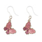 Glittery Butterfly Dangles
