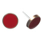 Gold Rimmed Paint Drop Studs