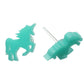 Glossy Majestic Unicorn Studs