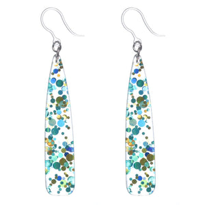 Celluloid Bubble Dangles Hypoallergenic Earrings for Sensitive Ears Made with Plastic Posts
