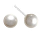 Faux Pearl Studs Hypoallergenic Earrings for Sensitive Ears Made with Plastic Posts