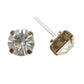 Faux Diamond Earrings (Studs) - 10mm gold