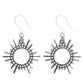 Punk Sun Dangles Hypoallergenic Earrings for Sensitive Ears Made with Plastic Posts