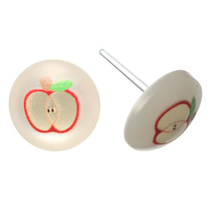Cutesy Food Studs Hypoallergenic Earrings for Sensitive Ears Made with Plastic Posts
