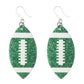 Glitter Football Dangles