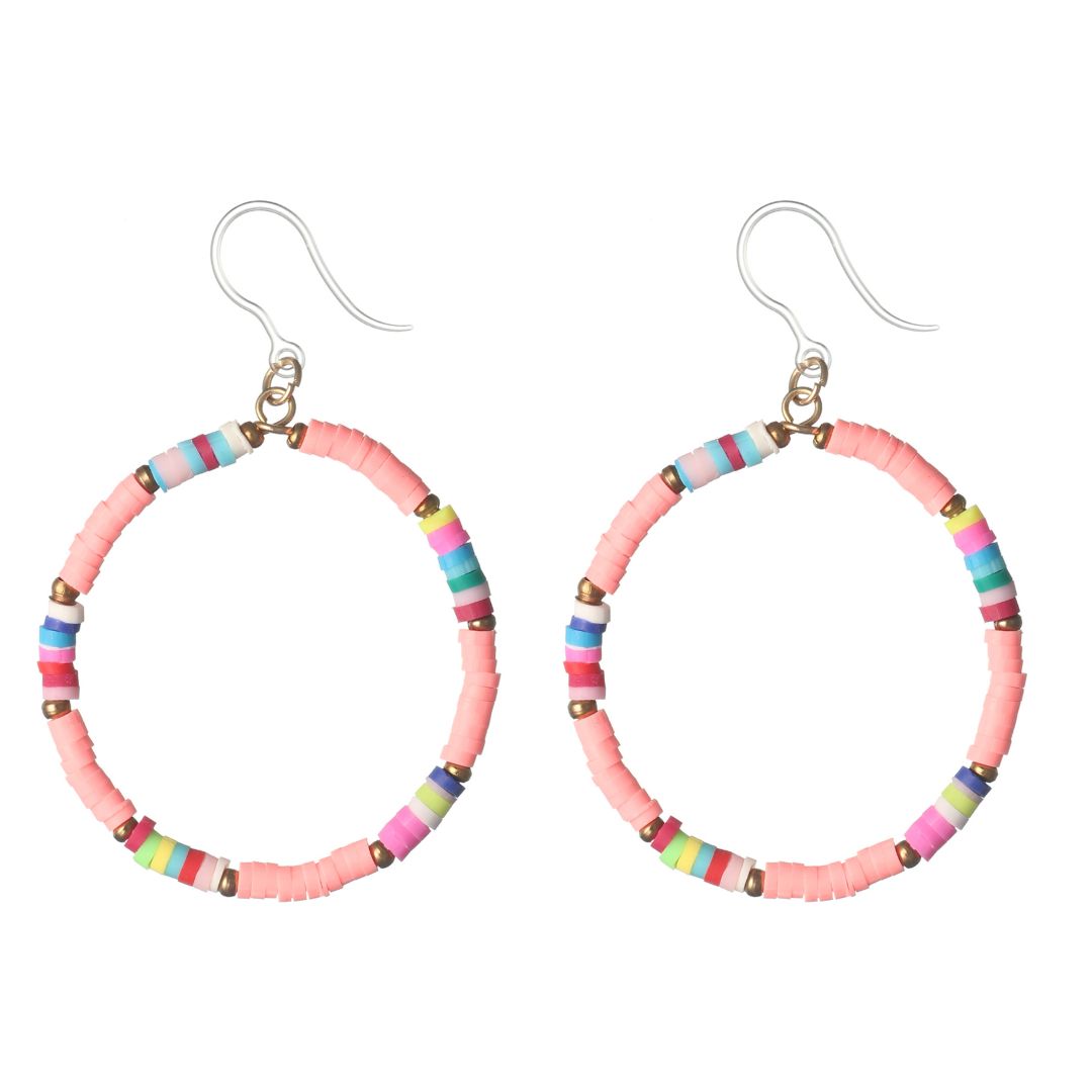 Heishi earrings on sale