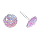 Medium Faux Druzy Studs Hypoallergenic Earrings for Sensitive Ears Made with Plastic Posts