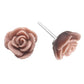 Vintage Rose Studs Hypoallergenic Earrings for Sensitive Ears Made with Plastic Posts