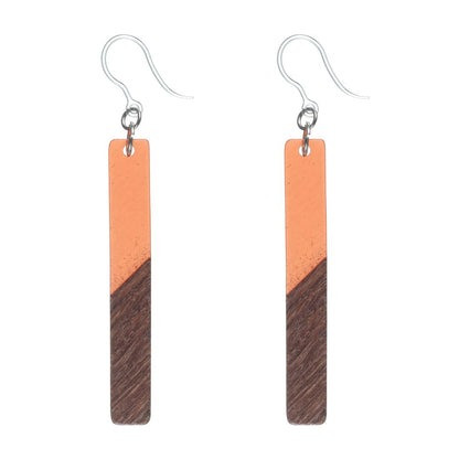 Rectangular Wooden Celluloid Dangles