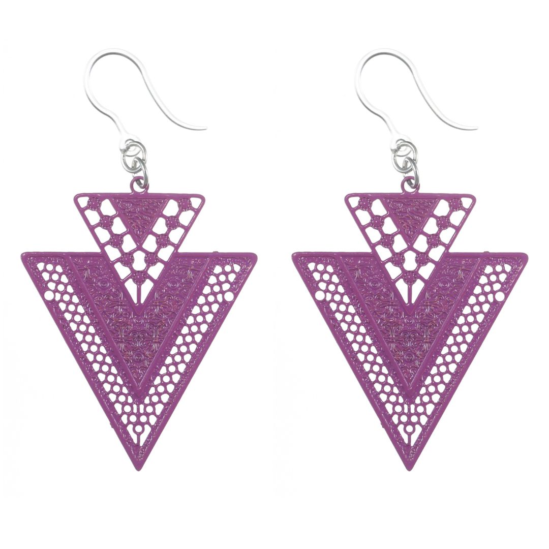 Arrowhead Dangles Hypoallergenic Earrings for Sensitive Ears Made with Plastic Posts
