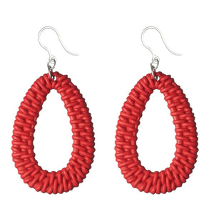 Beachy Teardrop Dangles Hypoallergenic Earrings for Sensitive Ears Made with Plastic Posts