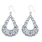 Cascading Bouquet Dangles Hypoallergenic Earrings for Sensitive Ears Made with Plastic Posts