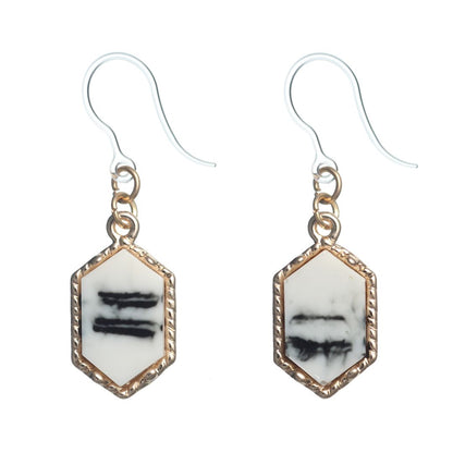 Faux Stone Drop Dangles