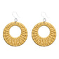 Beachy Hoop Dangles Hypoallergenic Earrings for Sensitive Ears Made with Plastic Posts