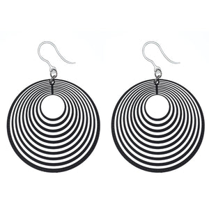 Stacked Hanging Hoop Dangles