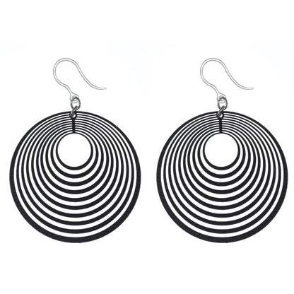 Stacked Hanging Hoop Dangles