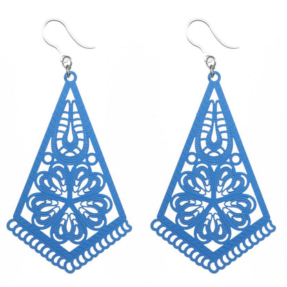 Table Runner Dangles Hypoallergenic Earrings for Sensitive Ears with Plastic Posts