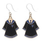 Wizard Robe Earrings (Dangles) - blue