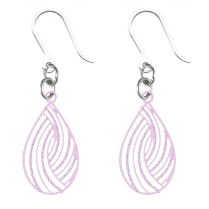 Petite Teardrop Swirl Dangles