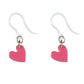 Paint Drop Heart Dangles Hypoallergenic Earrings for Sensitive Ears Made with Plastic Posts