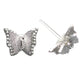 Shimmery Butterfly Studs Hypoallergenic Earrings for Sensitive Ears Made with Plastic Posts