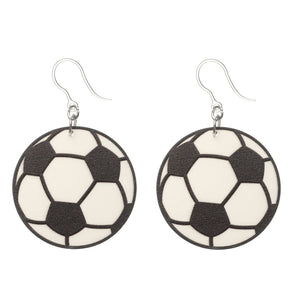Sports Drop Earring (Dangles) - soccer