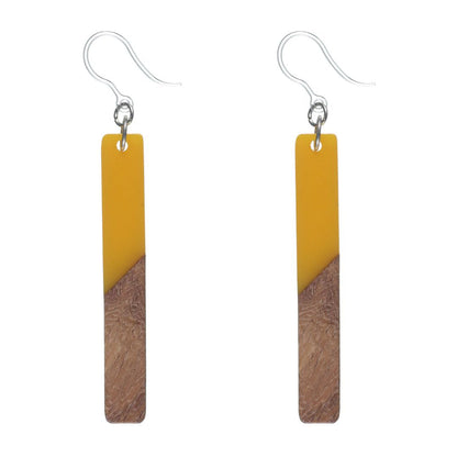 Rectangular Wooden Celluloid Dangles