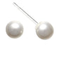Faux Pearl Studs Hypoallergenic Earrings for Sensitive Ears Made with Plastic Posts