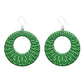 Beachy Hoop Dangles Hypoallergenic Earrings for Sensitive Ears Made with Plastic Posts
