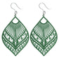 Large Peacock Dangles Hypoallergenic Earrings for Sensitive Ears Made with Plastic Posts