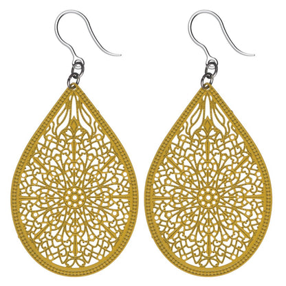 Stained Glass Teardrop Dangles