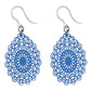 Pendant Dangles Hypoallergenic Earrings for Sensitive Ears Made with Plastic Posts