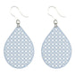 Tennis Racquet Dangles Hypoallergenic Earrings for Sensitive Ears Made with Plastic Posts
