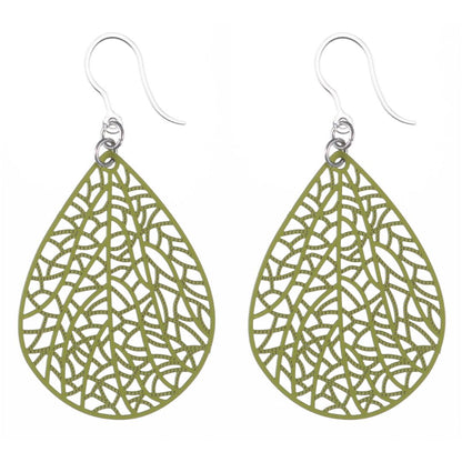 Mosaic Teardrop Dangles Hypoallergenic Earrings for Sensitive Ears with Plastic Posts