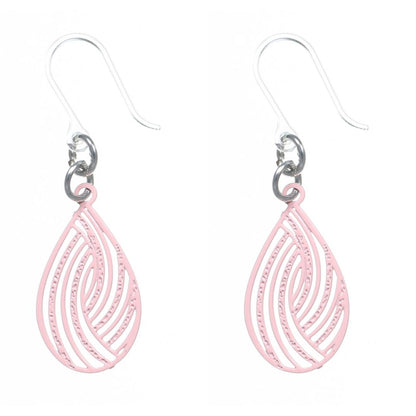 Petite Teardrop Swirl Dangles