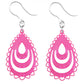 Triple Lace Teardrop Dangles