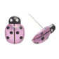 Glassy Ladybug Studs