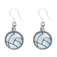 Sports Ball Dangles Hypoallergenic Earrings for Sensitive Ears Made with Plastic Posts