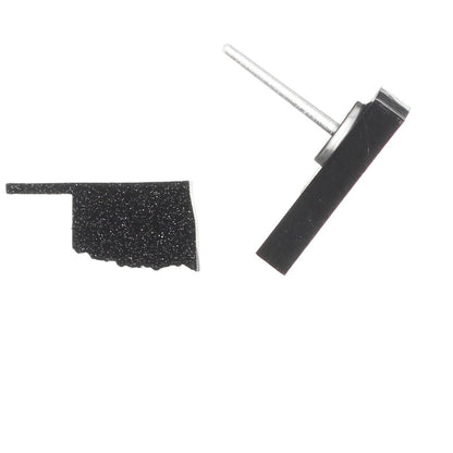 Oklahoma Studs Hypoallergenic Earrings for Sensitive Ears with Plastic Posts
