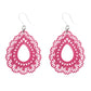 Lacey Floral Teardrop Dangles