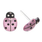 Glassy Ladybug Studs