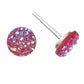 Petite Faux Druzy Studs Hypoallergenic Earrings for Sensitive Ears Made with Plastic Posts