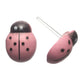 Wooden Ladybug Studs