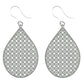 Tennis Racquet Dangles Hypoallergenic Earrings for Sensitive Ears Made with Plastic Posts