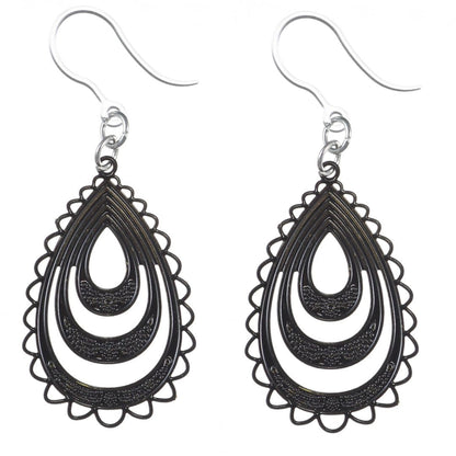 Triple Lace Teardrop Dangles