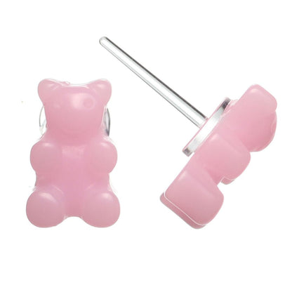 Gummy Bear Studs Plastic Post Earrings for Sensitive Ears