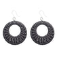 Beachy Hoop Dangles Hypoallergenic Earrings for Sensitive Ears Made with Plastic Posts