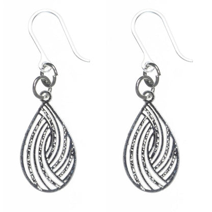 Petite Teardrop Swirl Dangles