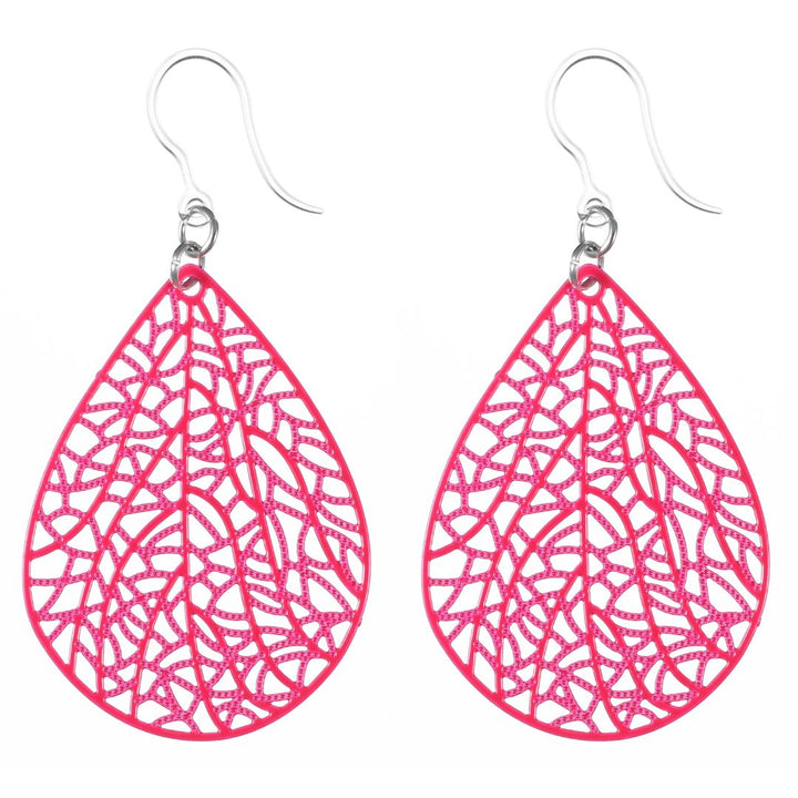 Mosaic Teardrop Dangles Hypoallergenic Earrings for Sensitive Ears Made with Plastic Posts
