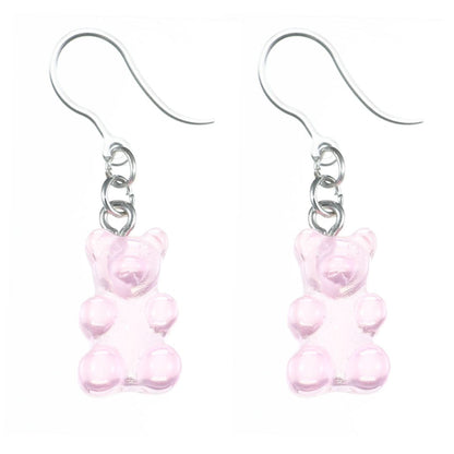 Gummy Bear Drop Dangles Hypoallergenic Earrings for Sensitive Ears with Plastic Posts